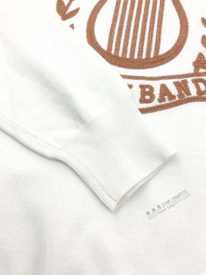 Gucci男裝 古奇2020最新爆款七玄琴刺繡針織毛衣  ydi3509